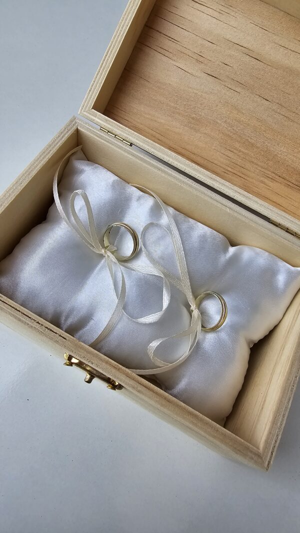 Caja madera para Anillos de Boda