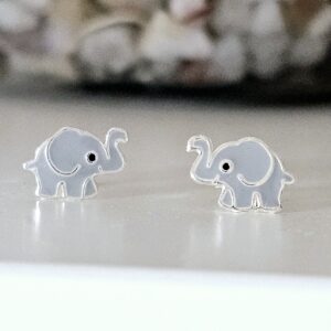 Pendientes Plata Elefante Niña