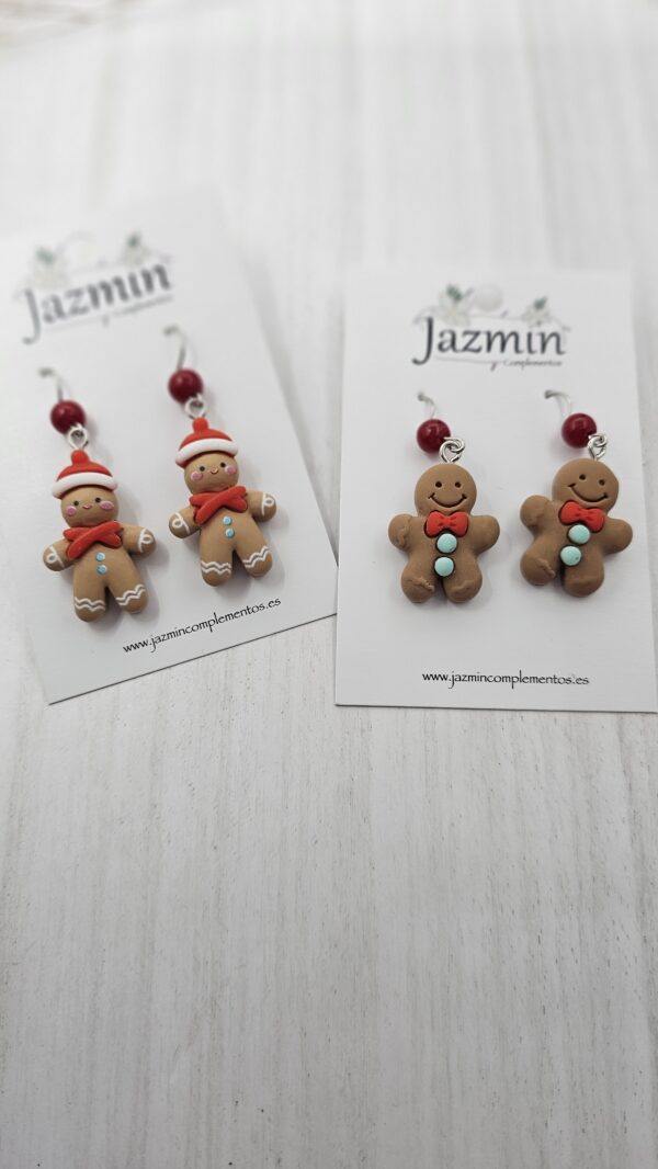 Pendientes Galleta de Jengibre Gorro