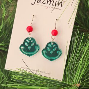 Pendientes Grinch