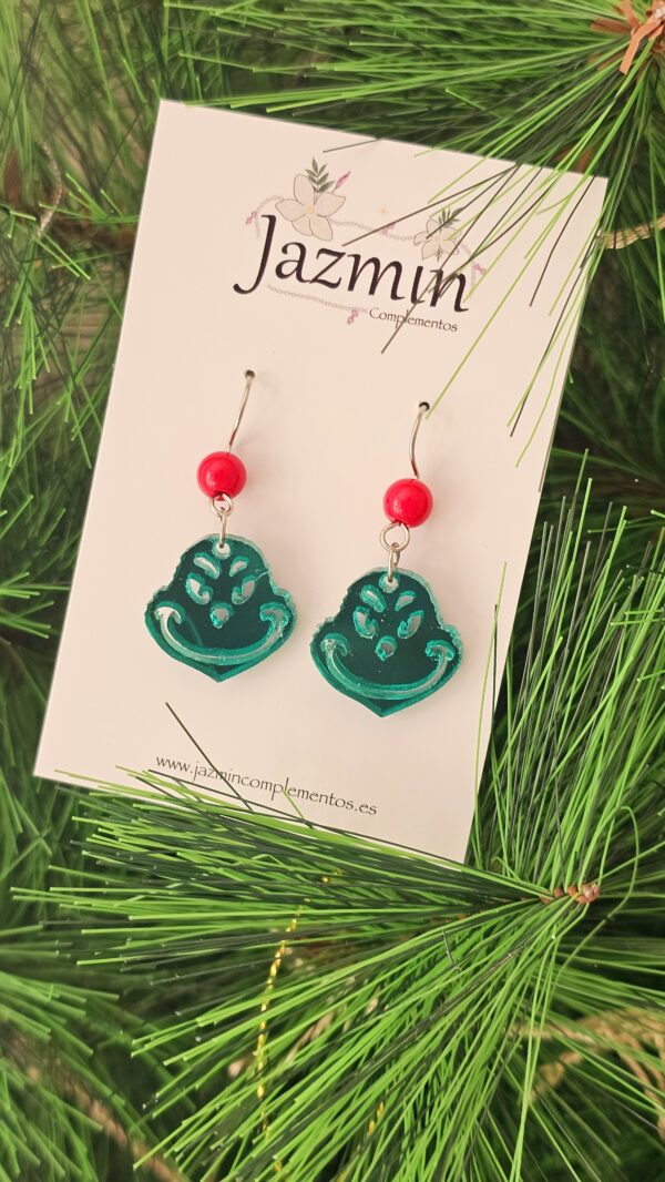 Pendientes Grinch